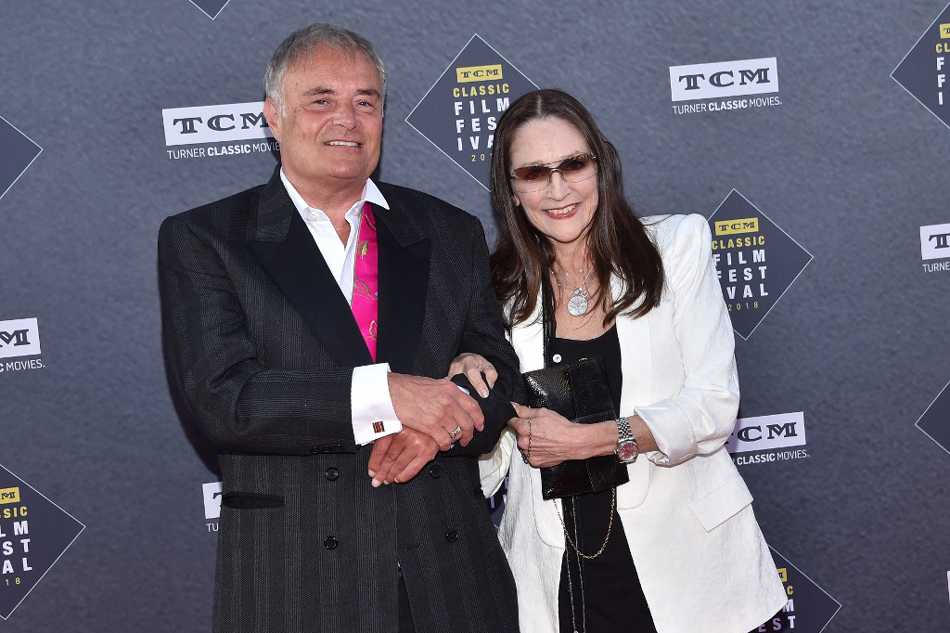 In this file photo taken on April 26, 2018 Leonard Whiting and Olivia Hussey attend an event at the TCL Chinese theatre in Hollywood, California. Chris Delmas, AFP