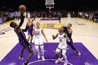 NBA: Lakers rally to stun Grizzlies