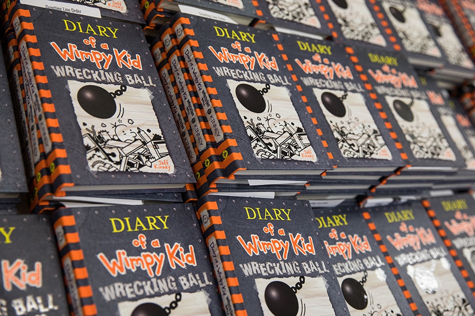 Bestselling author Jeff Kinney launches Diary of a Wimpy Kid #14: Wrecking Ball with The Wrecking Ball Show, a family-friendly interactive experience, on November 5, 2019 in Austin, Texas as part of a 10-city book tour. Rick Kern/Getty Images for Abrams Books/AFP
