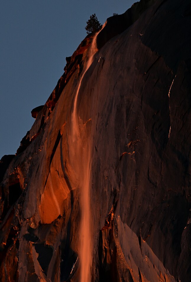 Sun Sets Waterfall Ablaze In Yosemite Firefall Abs Cbn News