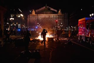 Demonstrations vs France pension reform