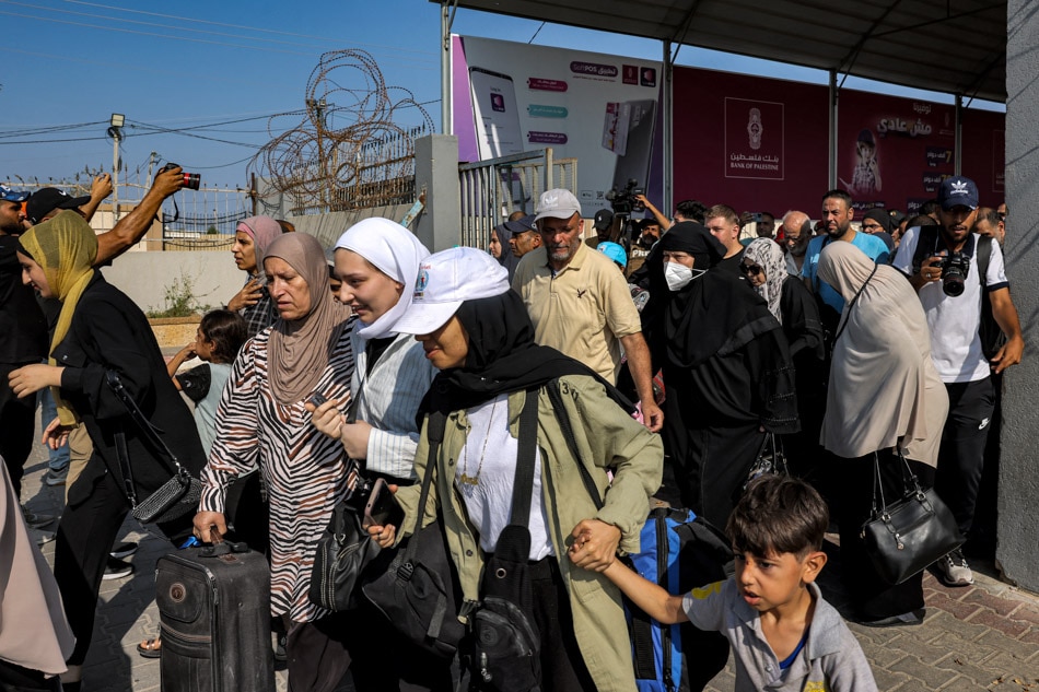 Palestinian Refugees Begin Exodus To Egypt ABS CBN News   20231101 Gaza Rafah Crossing Afp 