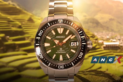 This Seiko watch was inspired by Banaue Rice Terraces