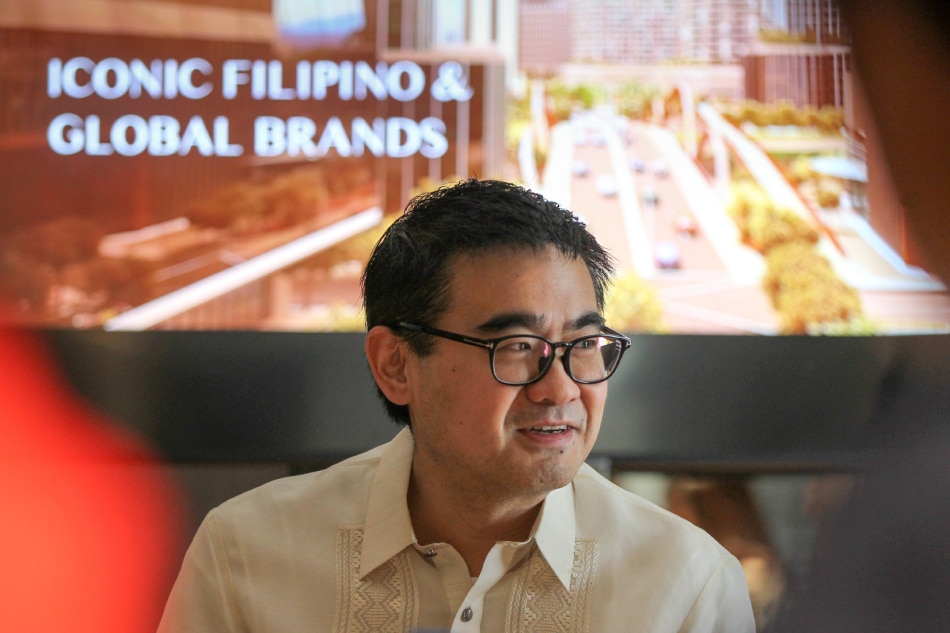 Robinsons Land Corporation (RLC) President and CEO Frederick D. Go speaks during a press briefing at the launch of RLC's development called Bridgetowne in Libis Quezon City on September 05, 2019. Jonathan Cellona, ABS-CBN News/FILE