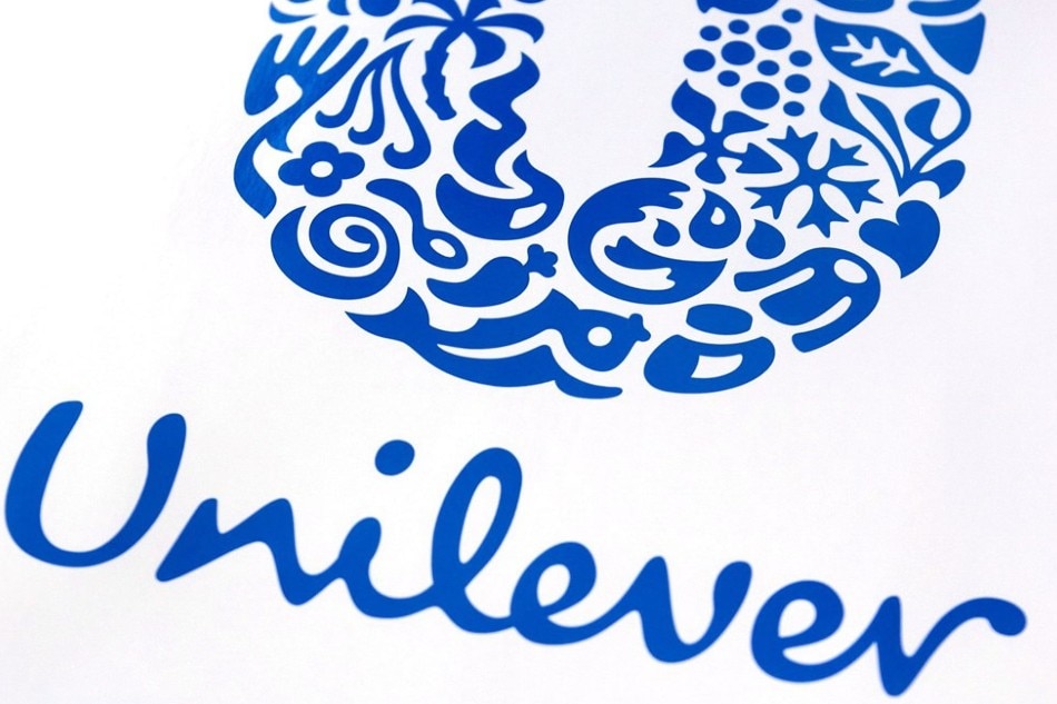 An undated file photograph showing the logo of the Dutch-British food company Unilever (re-issued 15 March 2018). EPA