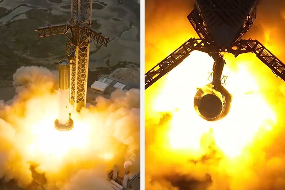 SpaceX Test-fires Engines Of Massive Starship Rocket Booster | ABS-CBN News