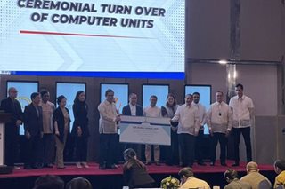 Meralco turns over 500 computers to ARTA to help LGUs digitalize