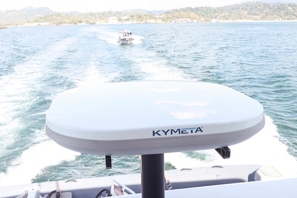 A Kymeta antenna used by ComClark for its satellite broadband solution.Handout