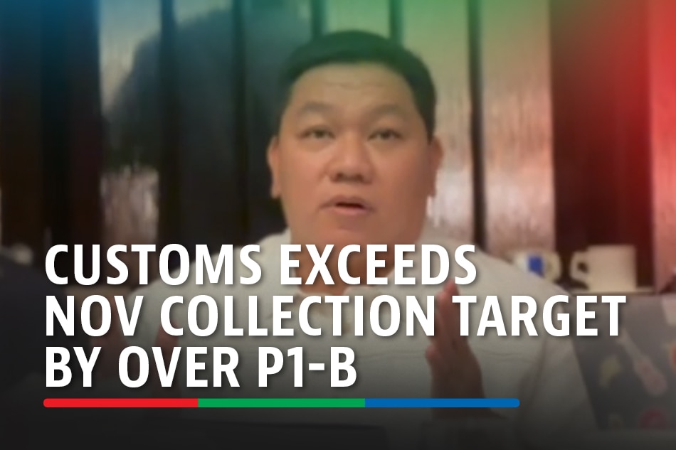 Customs Exceeds Nov Collection Target By Over P1-B | ABS-CBN News