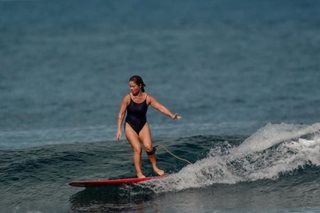 WATCH: Andi Eigenmann shows off surfing skills