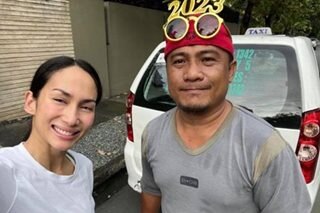 Ina Raymundo thanks taxi driver for returning son's phone