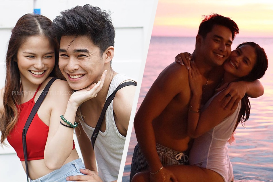 Mccoy de Leon and Elisse Joson in 2016 (left) as housemates of ‘Pinoy Big Brother’ and in 2022 (right), two years into their rekindled relationship. ABS-CBN / Instagram: @mccoydeleon