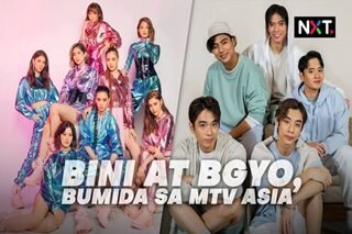 BINI at BGYO, bumida sa MTV Asia
