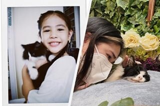 Janella Salvador says goodbye to pet cat for 17 years