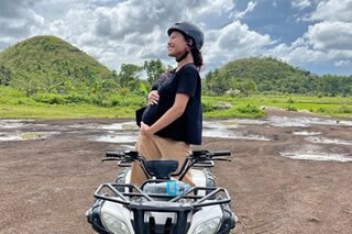 LOOK: Pregnant Rachelle Ann Go, husband tour Bohol