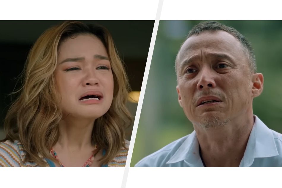 Xyriel Manabat and Epy Quizon in the February 1 episode of 'Dirty Linen.' ABS-CBN