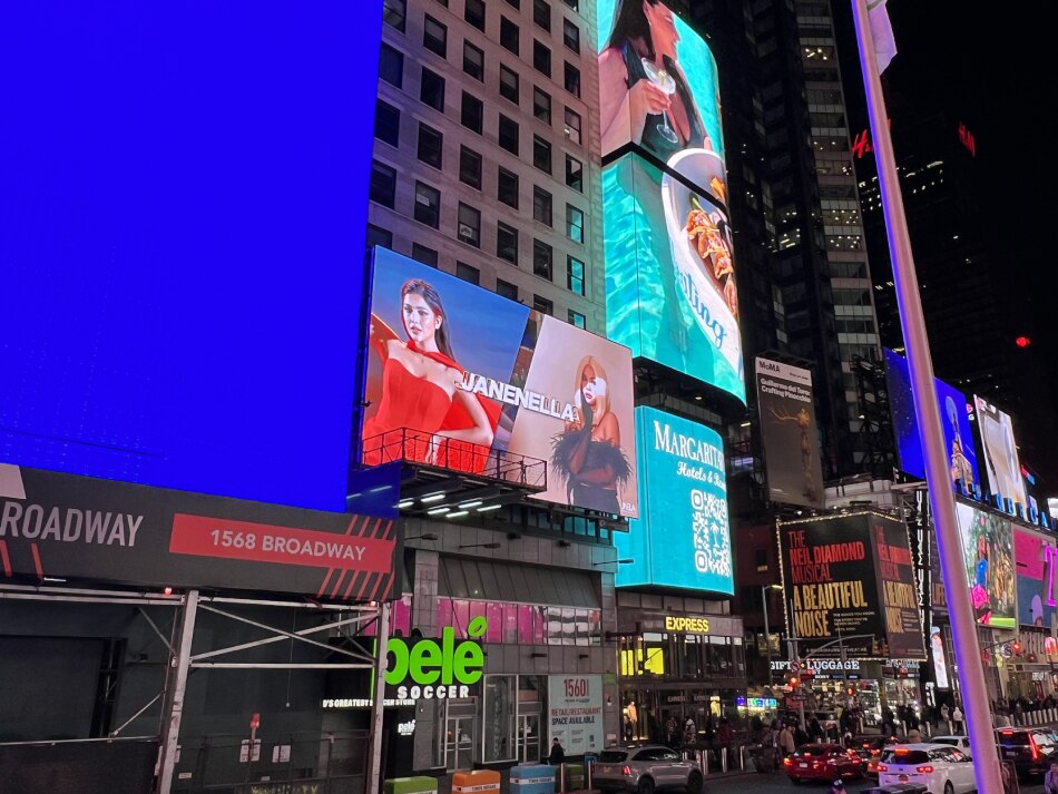 Fans pay tribute to &#39;JaneNella&#39; with billboard in NYC 8