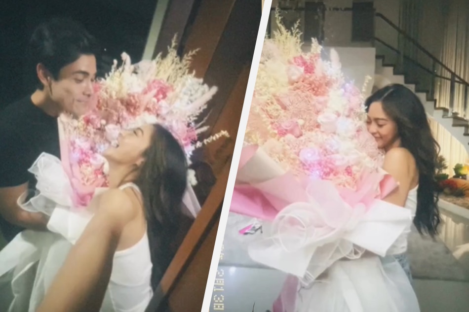 Look Kim Chiu Gets Valentines Surprise From Xian Lim Filipino News 