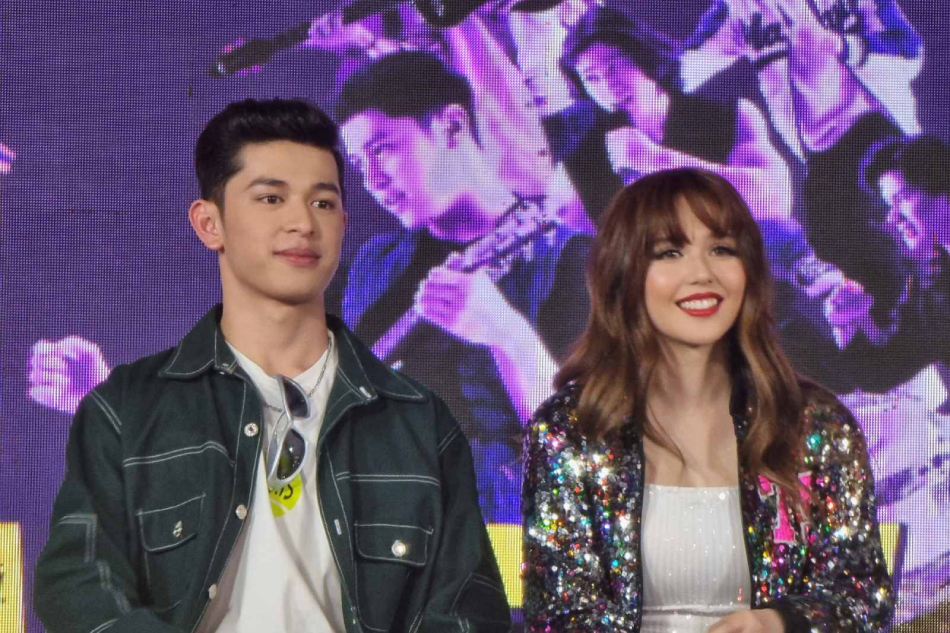 Aljon Mendoza and Jayda Avanzado grace the media conference of 'Teen Clash.' Karl Cedrick Basco, ABS-CBN News