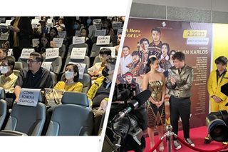 Aquino family attends 'Ako si Ninoy' screening