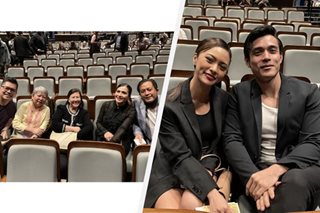 LOOK: Kapamilya stars watch 'Sound of Music' in Makati