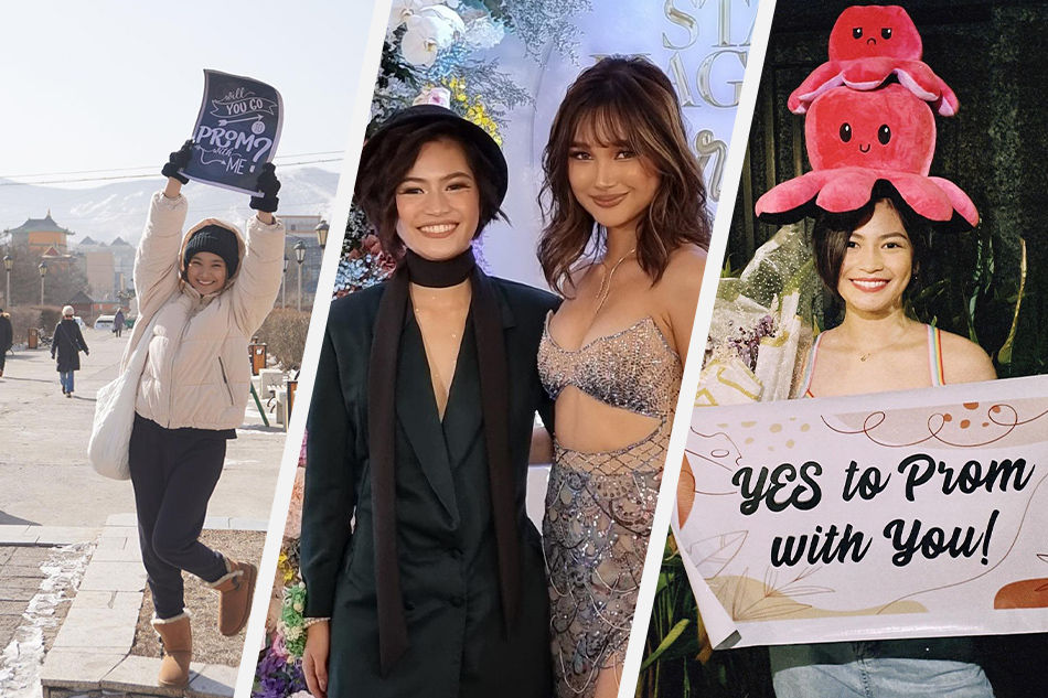 Karina Bautista and Gillian Vicencio attend the Star Magical Prom together on Thursday. Instagram: @karebautista_, @_gillianvicencio