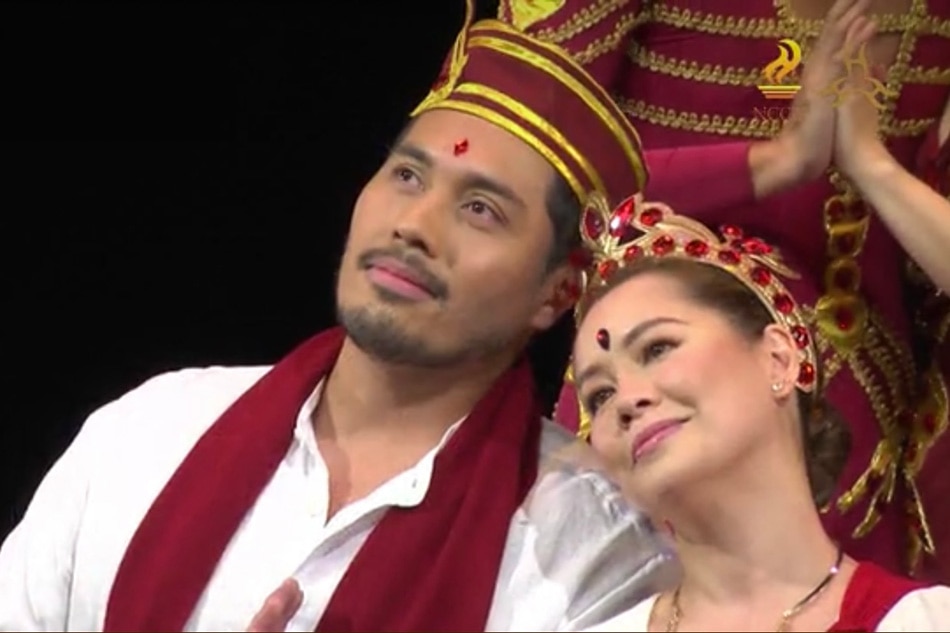 Gian Magdangal and Shiela Valderrama-Martinez as Rama and Sita in 'Rama Hari.' Handout