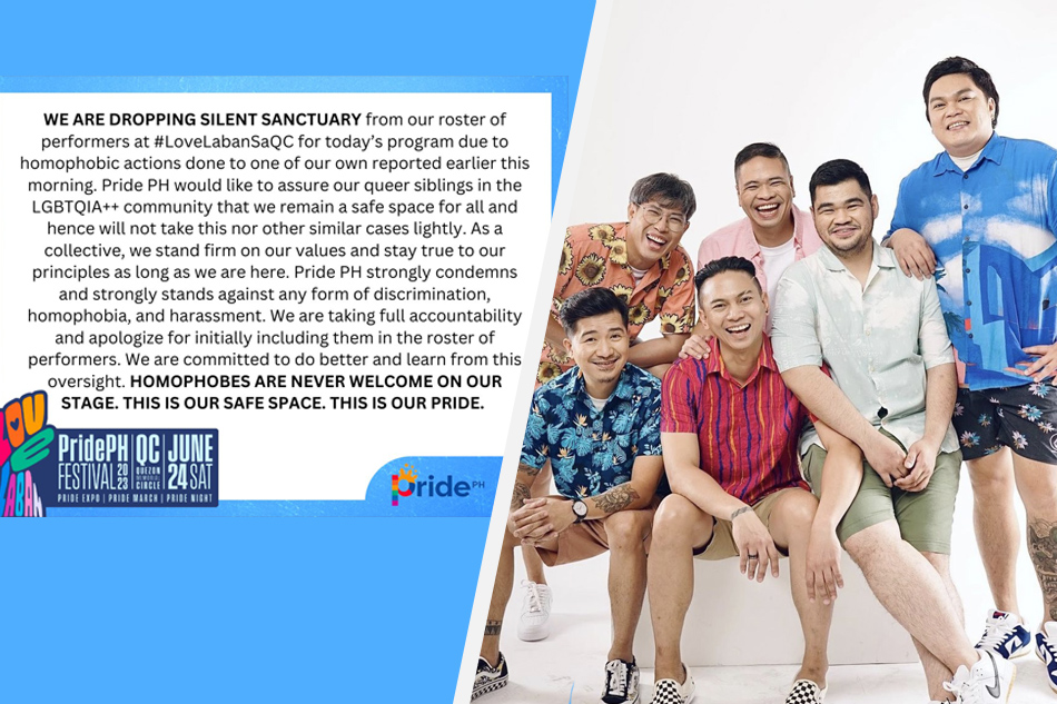 Photos from Pride PH and Silent Sanctuary social media pages