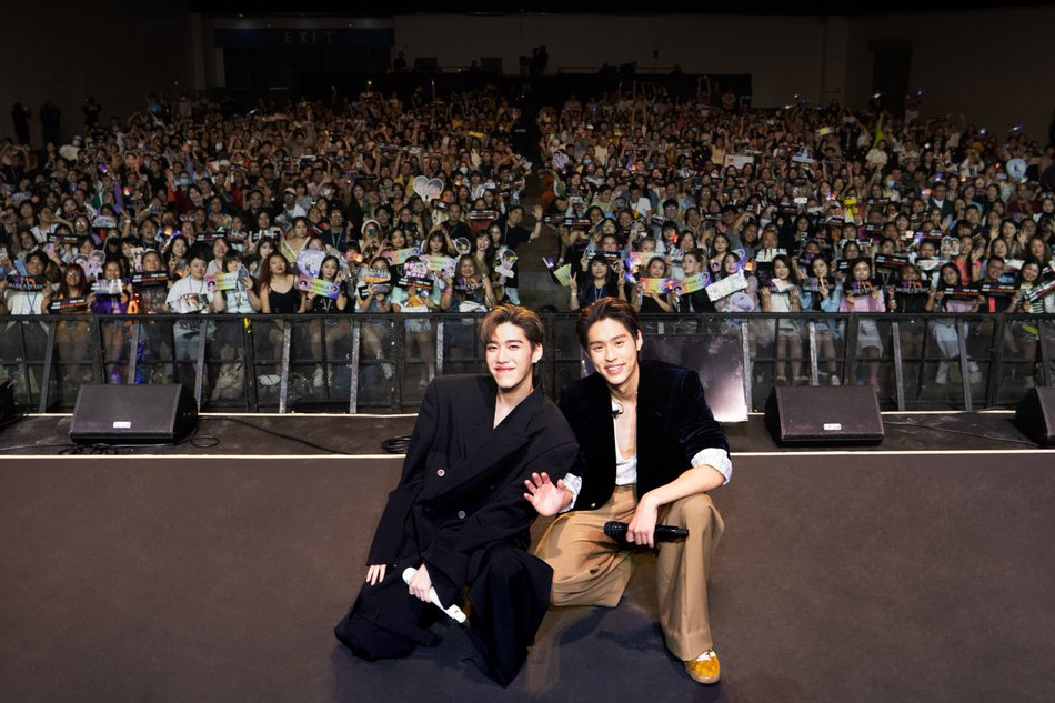 For Thai actors Billkin Putthipong and PP Krit, they felt at home during their first fan meeting in the Philippines held last September 10, 2023. Photo from PP Krit Entertainment X account.