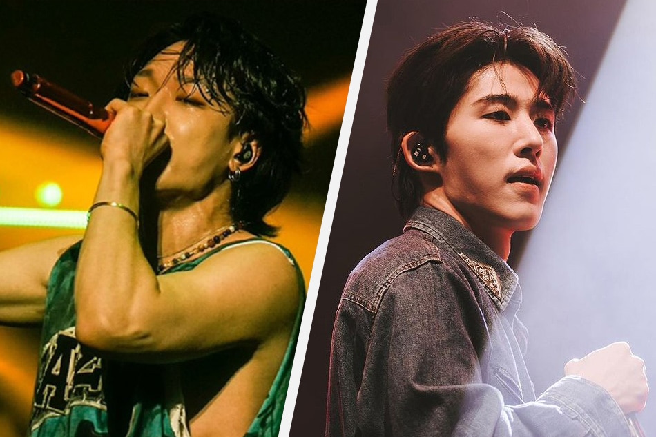 K-pop rapper Bobby, left, and B.I. Photos from iKON's Twitter and Lollapalooza Berlin's Instagram pages