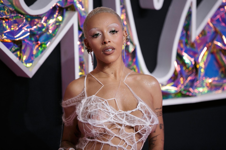 American singer Doja Cat poses on the red carpet during the MTV Video Music Awards at the Prudential Center in Newark, New Jersey, USA, on September 12, 2023. Sarah Yenesel, EPA-EFE.
