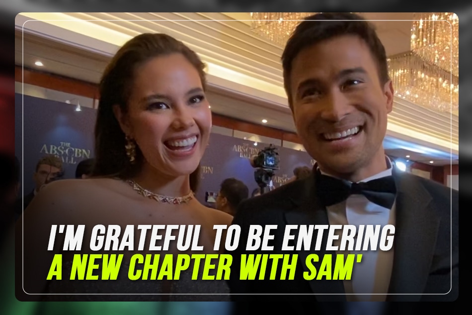 Catriona Gray, Sam Milby in rare interview together