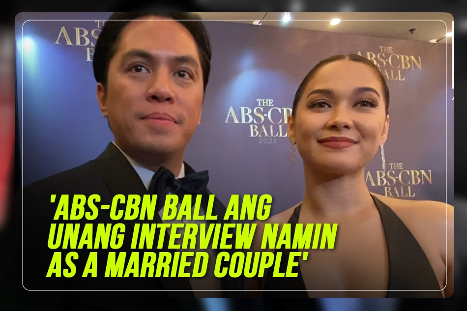 Maja Salvador, Rambo Nuñez's first interview as a married couple