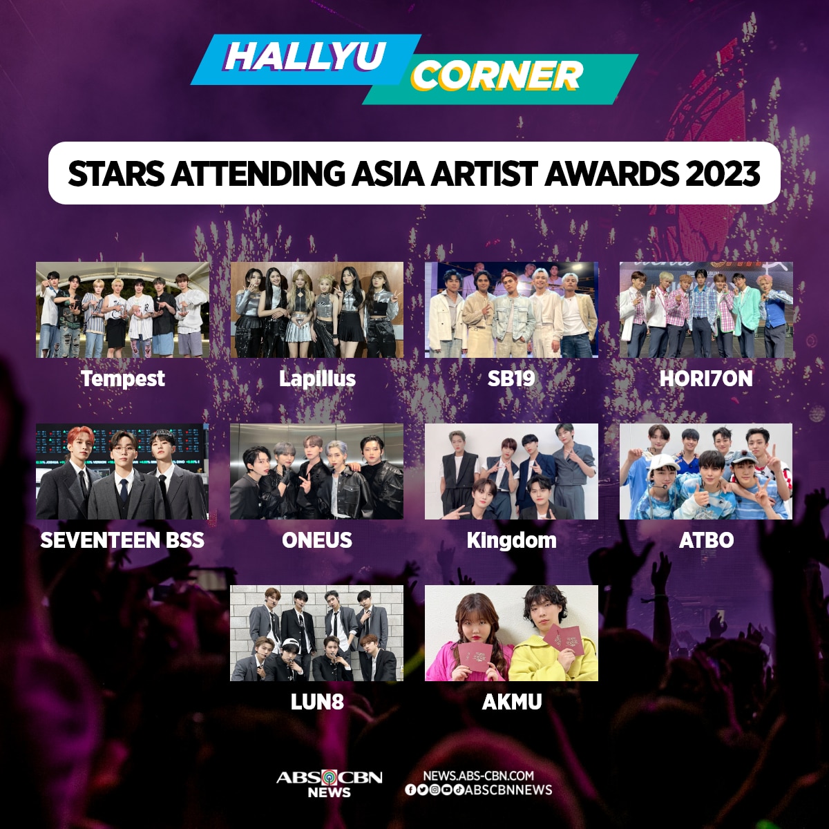 Asian Artist Awards 2023 Lineup Image to u