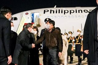Marcos Jr. arrives in China for 3-day state visit