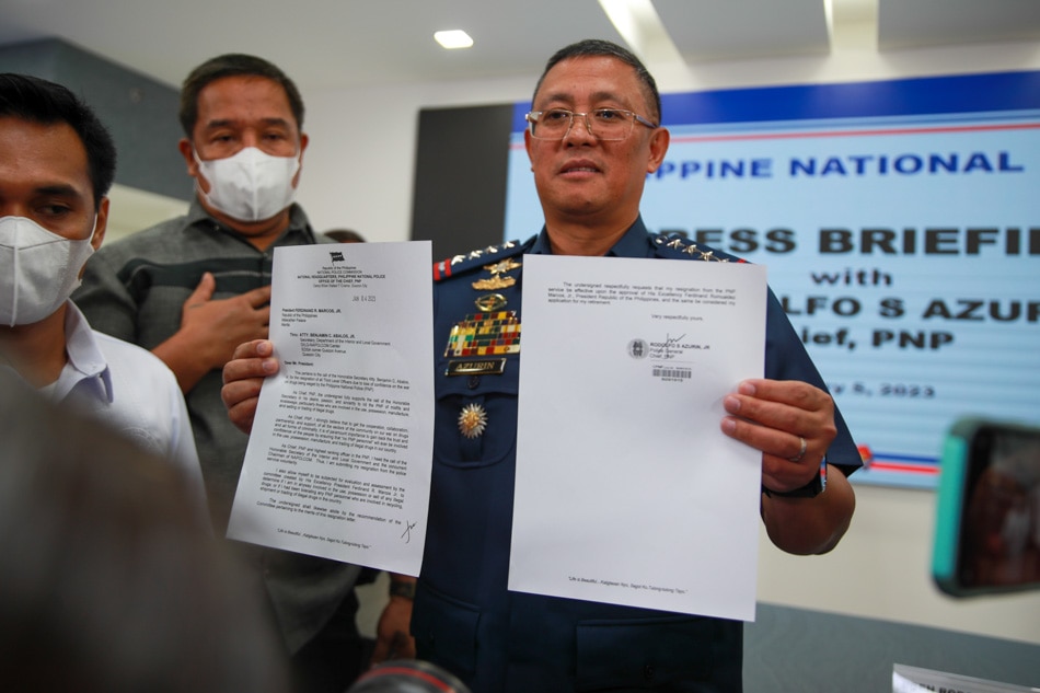 904 top cops tender courtesy resignations DILG ABSCBN News