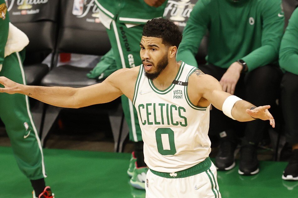 St. Louis, United States. 01st Aug, 2023. Boston Celtics forward, 4-time  NBA All Star Jayson Tatum, walks off the field after throwing a ceremonial  first pitch before the Minnesota Twins-St. Louis Cardinals