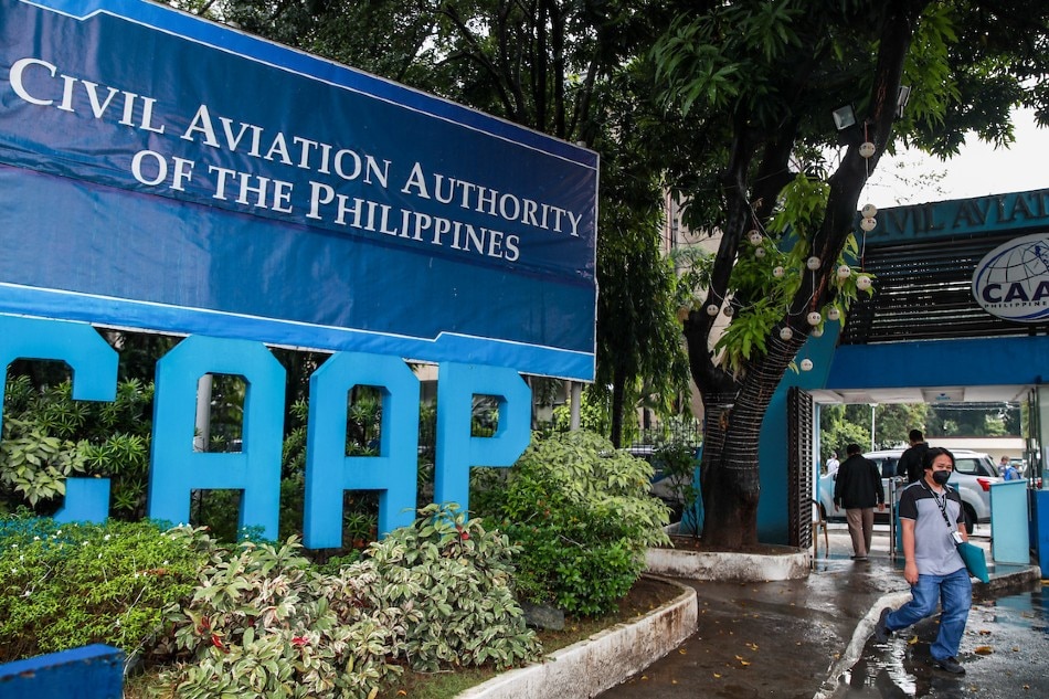 The headquarters of Civil Aviation Authority of the Philippines in Pasay City on Jan. 5, 2023. Jonathan Cellona, ABS-CBN News