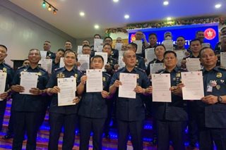 PNP: 928 senior cops have filed courtesy resignations