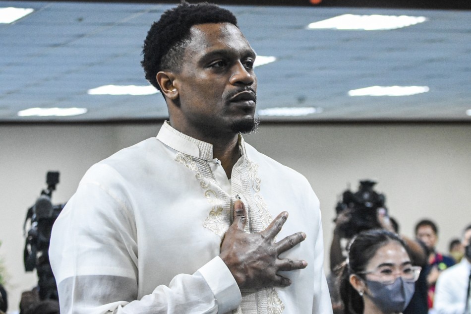 A Day After Winning PBA Title, Brownlee Takes Oath Of Allegiance | ABS ...