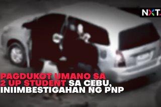 Pagdukot umano sa 2 UP student sa Cebu, iniimbestigahan