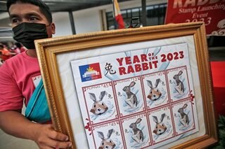 Philpost launches Year of the Rabbit stamps