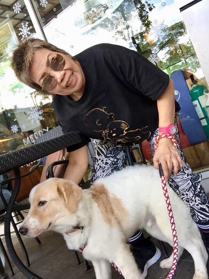 Anto-Nym and Steve Haven for Strays founder Edwina Villarosa 