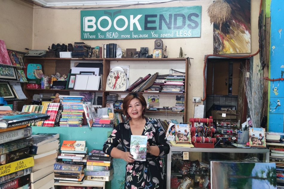 Maricar Docyogen, a reading advocate and owner of Bookends Baguio (Photo by Kennedy Caacbay, ABS-CBN News)