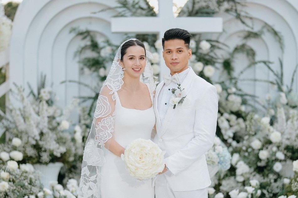 LOOK: Vin Abrenica, Sophie Albert are radiant newlyweds | ABS-CBN News