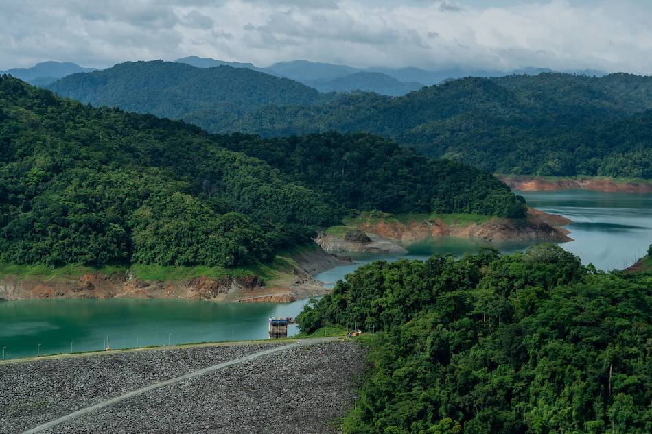 A picture taken at the Angat Dam reservoir shows the level of water on July 8, 2022. Gigie Cruz, ABS-CBN News/File 