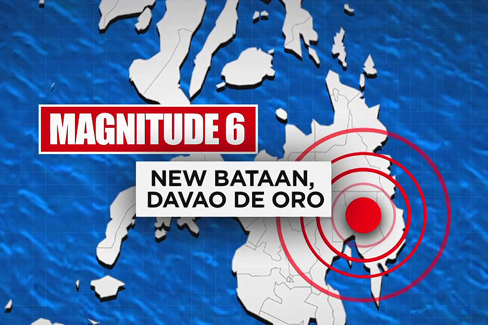 Magnitude 6 earthquake rocks Davao region