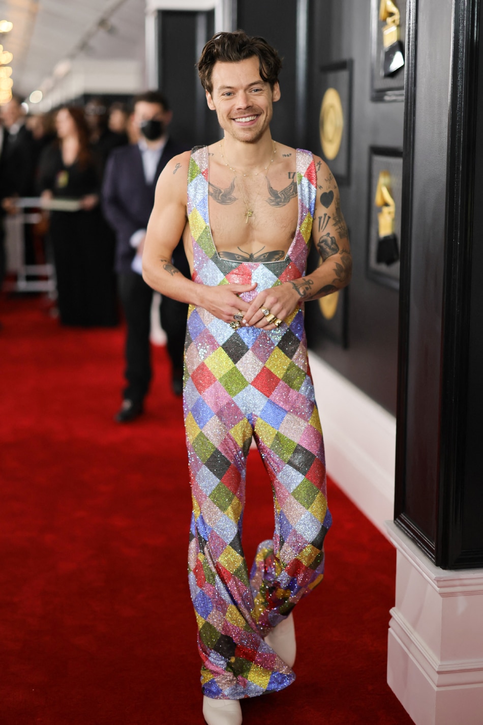 Harry Styles attends the 65th GRAMMY Awards on February 05, 2023 in Los Angeles, California. Neilson Barnard, AFP