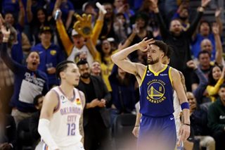 NBA: Thompson scores 42 as Warriors crush Thunder