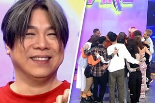 In touching moment, MC gets group hug from 'Showtime' family